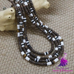 Ethnic Coconut Shell Necklace for Men