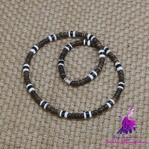 Ethnic Coconut Shell Necklace for Men