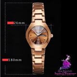 Coffee Gold Luminous Couple Student Watch