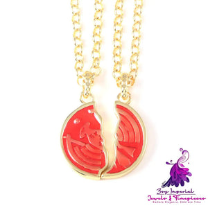 Eagle Eye Coin Pendant Necklace