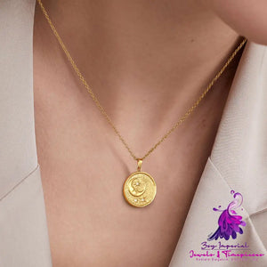 Roman Coin Pendant Necklace