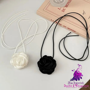 Rose Blossom Collar Necklace Decorative Accessories