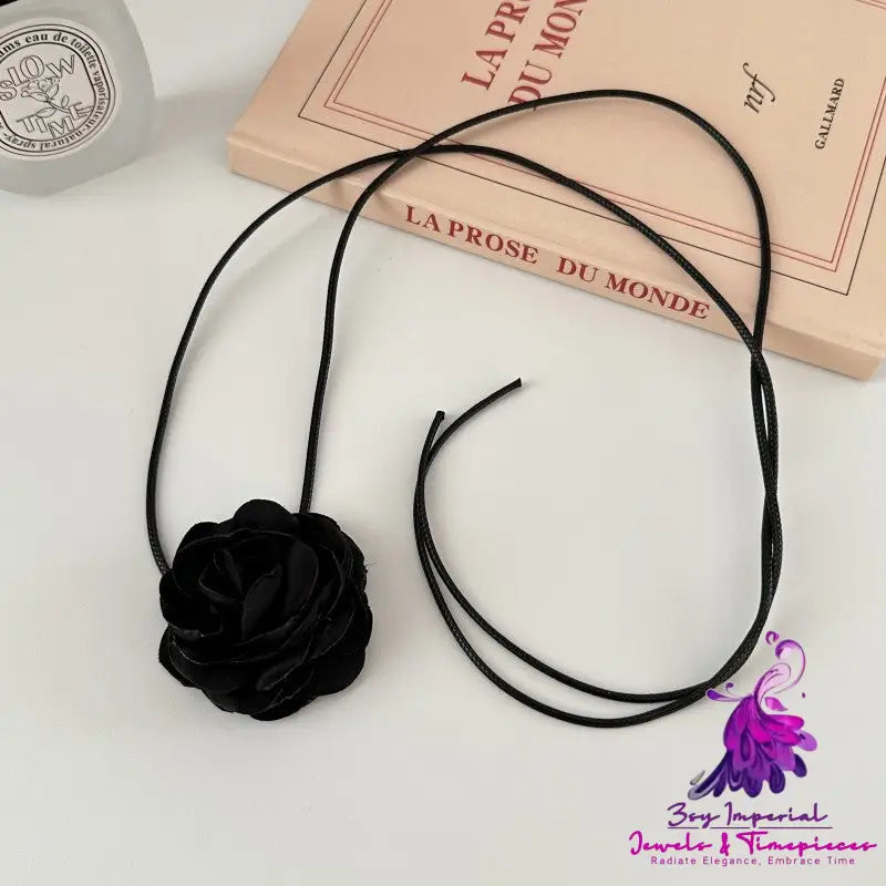 Rose Blossom Collar Necklace Decorative Accessories