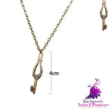 Key Collarbone Chain Necklace