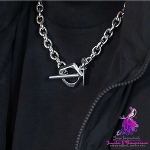 One Line Buckle Fashion Collarbone Chain