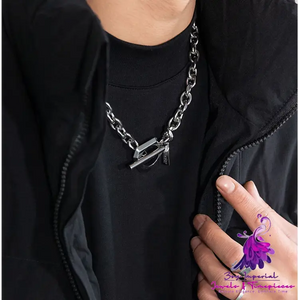 One Line Buckle Fashion Collarbone Chain