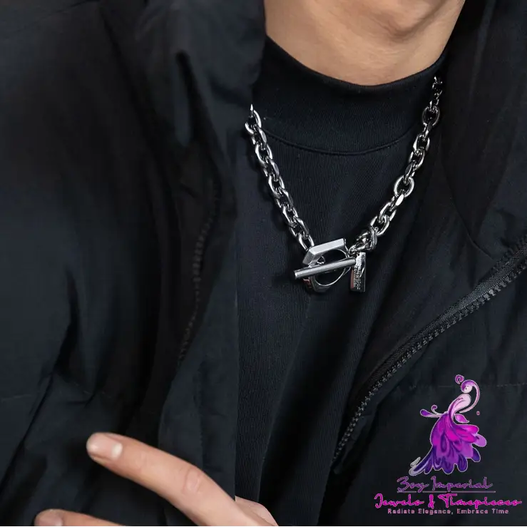 One Line Buckle Fashion Collarbone Chain