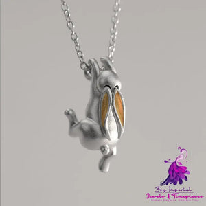 Mischievous Little Rabbit Cute And Versatile Collarbone