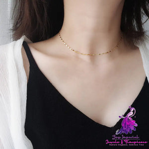 Women’s Fashion Temperament Simple Necklace Collarbone Chain