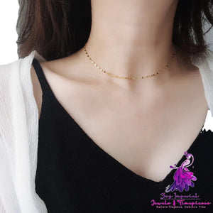 Women’s Fashion Temperament Simple Necklace Collarbone Chain