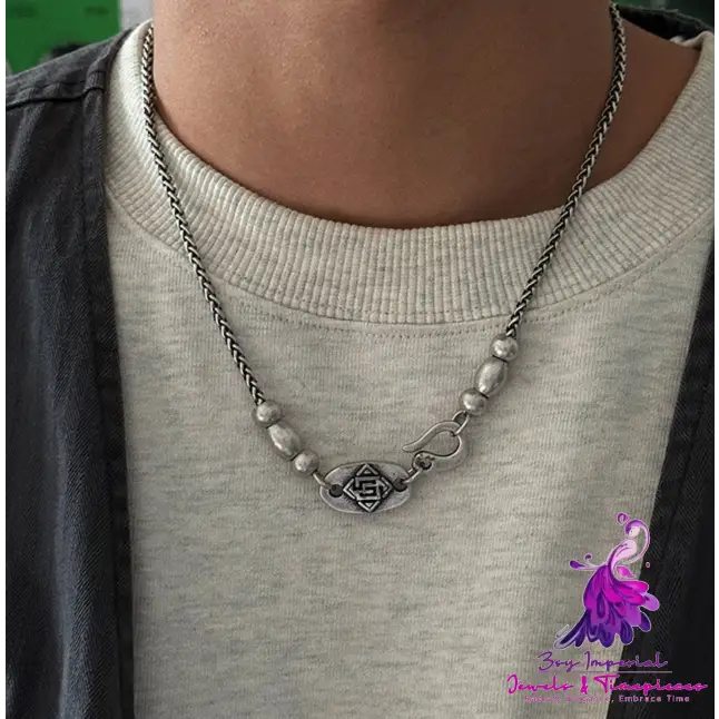 Japanese Hip Hop Collarbone Chain