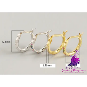 Color Earring Ear Buckle