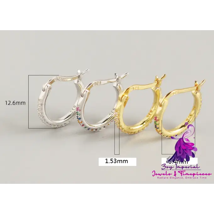 Color Earring Ear Buckle