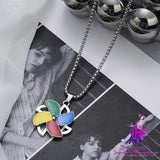 Color Rotating Windmill Necklace