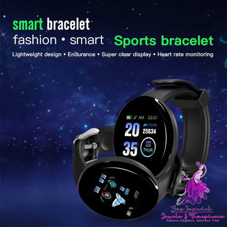 D18 Color Screen Sports Smart Watch