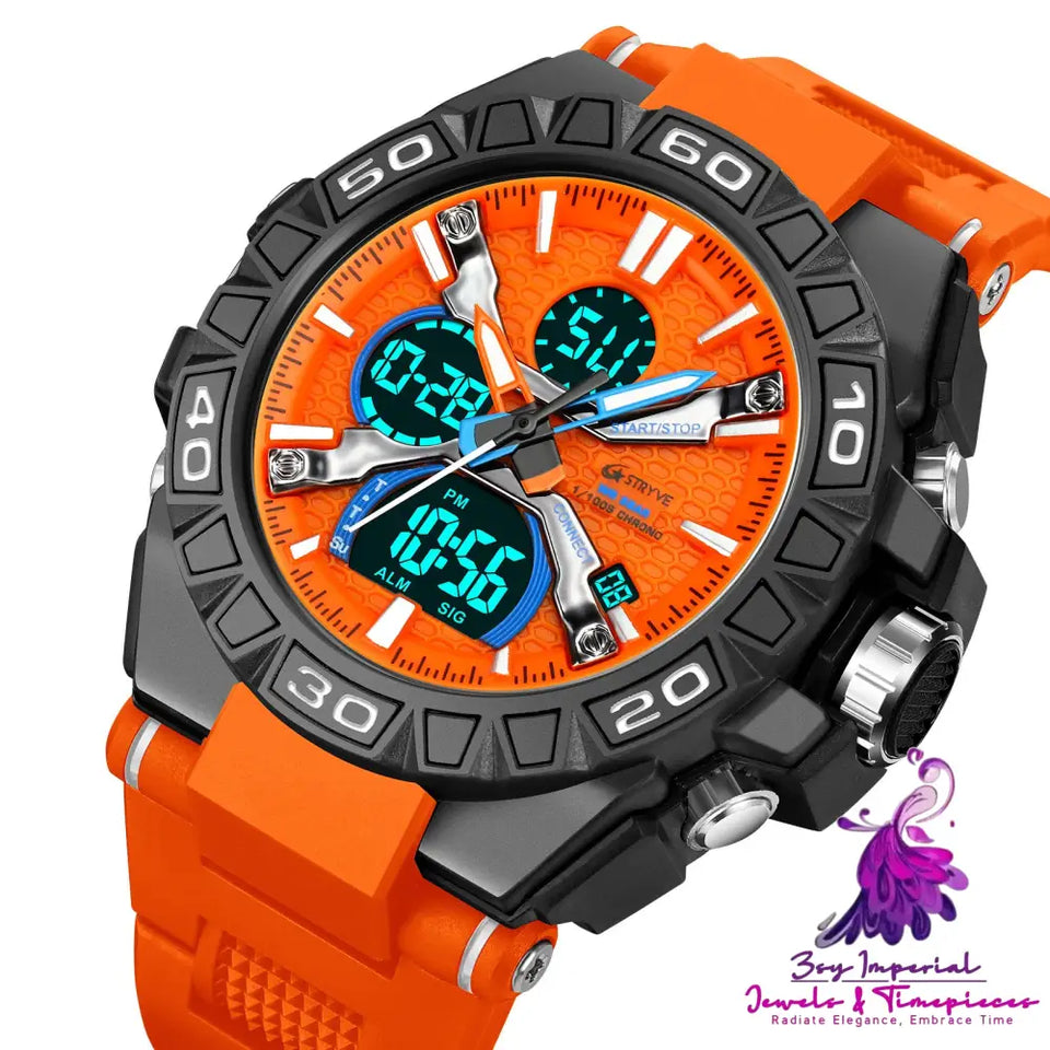 Colorful Luminous Sports Electronic Waterproof Watch