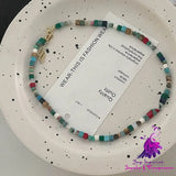 Colorful Natural Stone Necklace