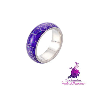 Colorful Pattern Glow Ring