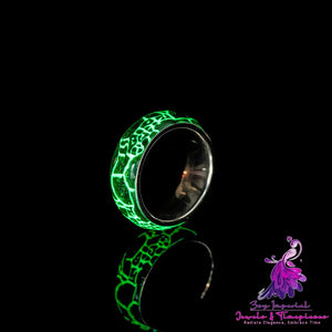 Colorful Pattern Glow Ring