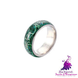 Colorful Pattern Glow Ring