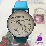 Personalized Colorful Lovers Watches