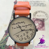 Personalized Colorful Lovers Watches