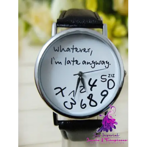 Personalized Colorful Lovers Watches