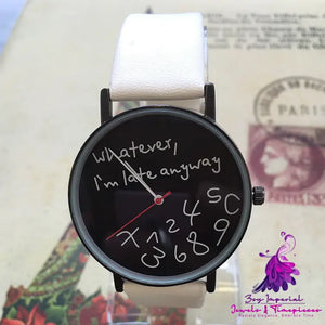 Personalized Colorful Lovers Watches