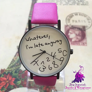 Personalized Colorful Lovers Watches