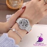 Colorful Rotating Quartz Watch for Women