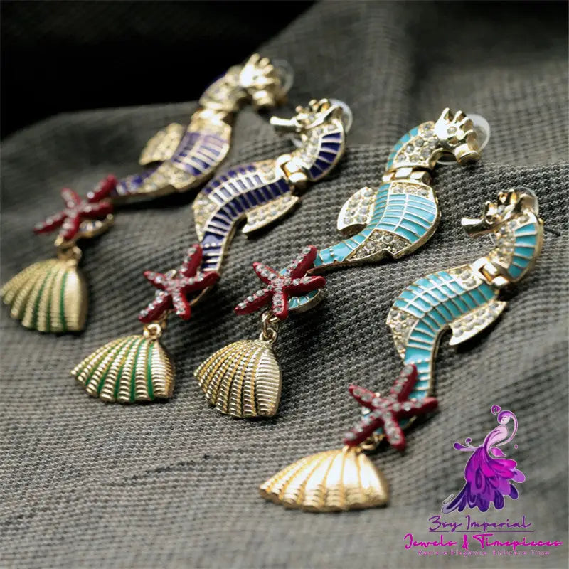 Colorful Cool Ear Studs