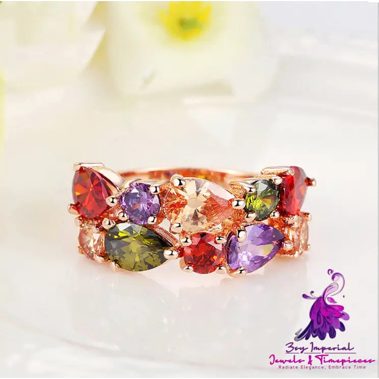 Colorful Zircon Rings