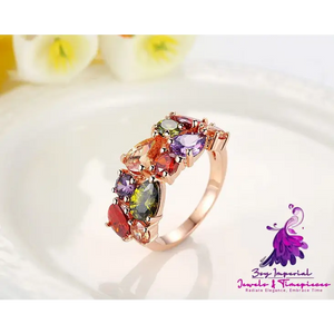 Colorful Zircon Rings