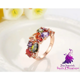 Colorful Zircon Rings