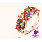 Colorful Zircon Rings