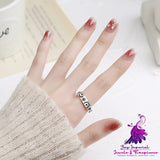 Colorful Zirconium Star Moon Ring for Women