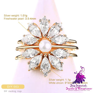 Combination Pearl Ring