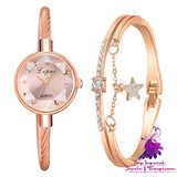 Ladies’ Bracelet Style Combination Set Watch