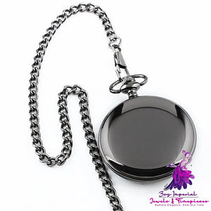 European Fashion Commemorative Quartz Pocket Watch