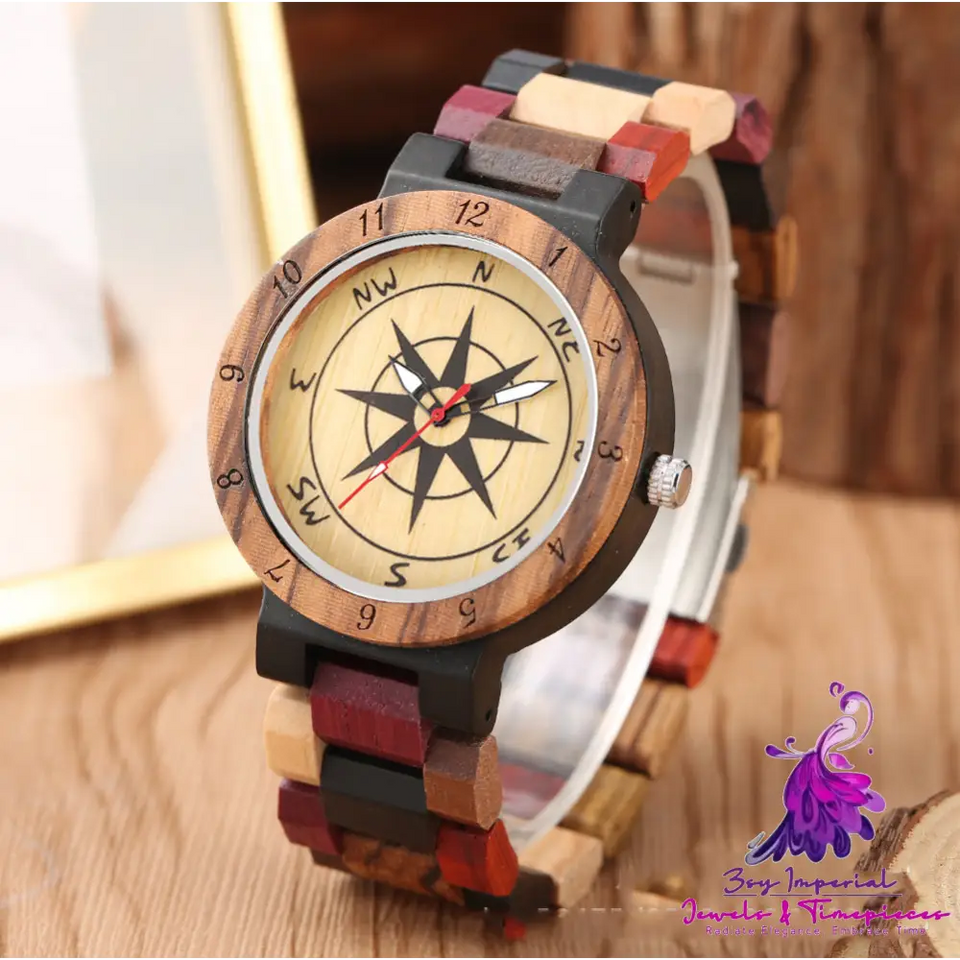 Compass Plate Couple Watch