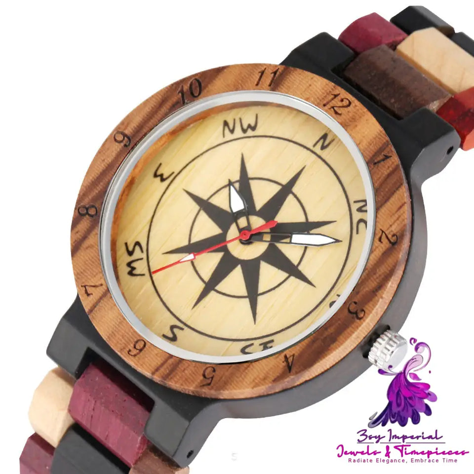 Compass Plate Couple Watch