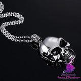 Titanium Steel Cool Skull Necklace