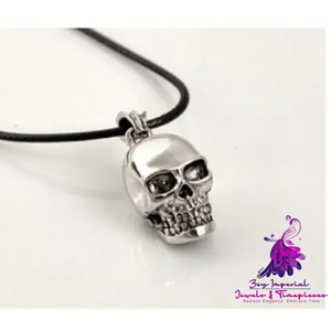 Titanium Steel Cool Skull Necklace