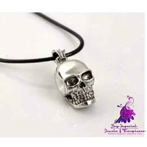 Titanium Steel Cool Skull Necklace