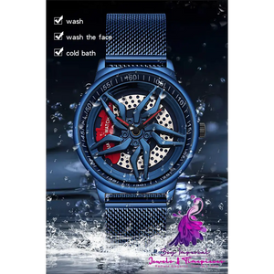 Rotating Cool Personality Waterproof Wheel Watch