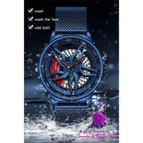 Rotating Cool Personality Waterproof Wheel Watch