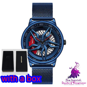 Rotating Cool Personality Waterproof Wheel Watch