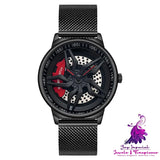 Rotating Cool Personality Waterproof Wheel Watch