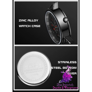 Rotating Cool Personality Waterproof Wheel Watch