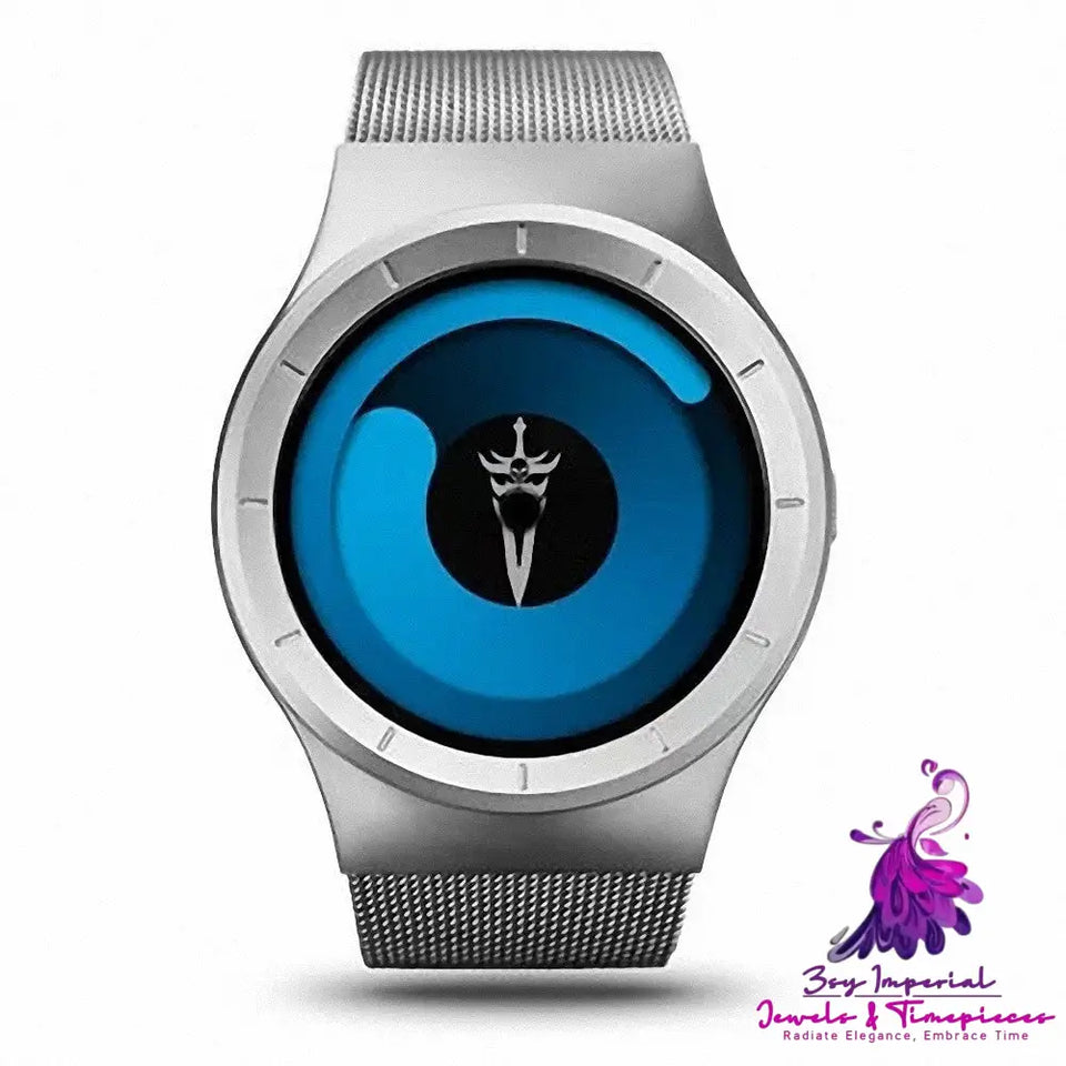 Cool Steel Quartz Unisex Watch